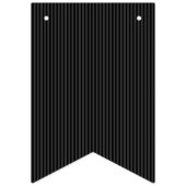 Schwarze und rauchige schwarze schmale vertikale S Wimpelkette (Dritte Fahne)