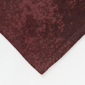 Schwarze und rosa Perlen Achat Fleecedecke (Ecke)