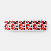 Schwarze und rote Blasen Skateboard (Horizontal)