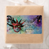 SCHWARZE UND ROTE JESTERMASKE ,Masquerade Party Bl (Insitu)