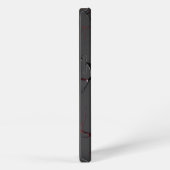 Schwarze und rote Venen iPhone Hülle (Rechte Seite)