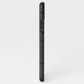 Schwarze und rote Venen iPhone Hülle (Rechte Seite)