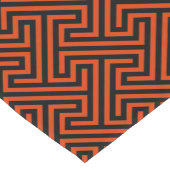 Schwarze und rote Windung Korfus Kurzer Tischläufer (Ecke)