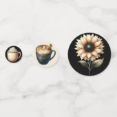 SCHWARZE UND SCHWARZFALLDECKE KONFETTI (Rückseiten)