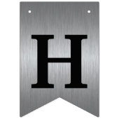 Schwarze und silberne wimpelkette (Zweite Fahne)