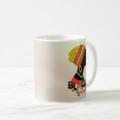 Schwarze und stolze Afrikanerin Kaffeetasse (VorderseiteRechts)