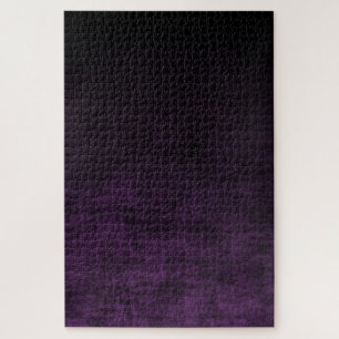 Schwarze und violette Grunge-Ombre-Textur Puzzle
