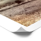 Schwarze und weiße Akazien auf der afrikanischen S Poster (Ecke)