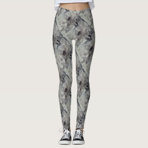 SCHWARZE UND WEISSE AMARYLEN   LEGGINGS