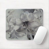 SCHWARZE UND WEISSE AMARYLLIS MOUSEPAD (Mit Mouse)