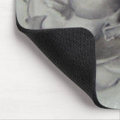 SCHWARZE UND WEISSE AMARYLLIS MOUSEPAD (Ecke)