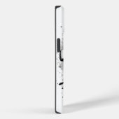 Schwarze und weiße Astronautenkatze Case-Mate iPhone Hülle (Rückseite / Rechts)