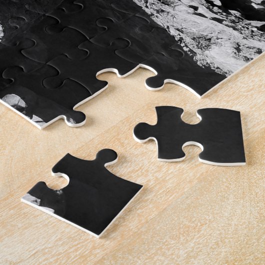 SCHWARZE UND WEISSE BÄUME PUZZLE (Seite)