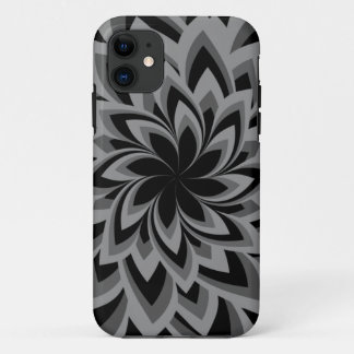 SCHWARZE UND WEISSE BLUME Case-Mate iPhone HÜLLE
