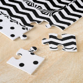 SCHWARZE UND WEISSE DESIGNS JIGSAW PUZZLE (Seite)
