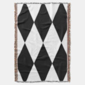 SCHWARZE UND WEISSE DIAMONEN DECKE (Vorderseite Vertikal)