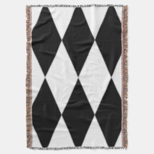 SCHWARZE UND WEISSE DIAMONEN DECKE (Vorderseite Vertikal)