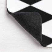 SCHWARZE UND WEISSE DIAMONEN MOUSEPAD (Ecke)
