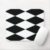 SCHWARZE UND WEISSE DIAMONEN MOUSEPAD (Mit Mouse)