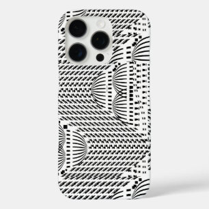 SCHWARZE UND WEISSE DOPPEN iPhone 16 PRO HÜLLE