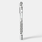 SCHWARZE UND WEISSE DOPPEN Case-Mate iPhone HÜLLE (Rückseite / Links)