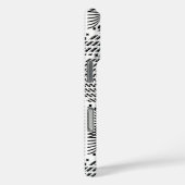 SCHWARZE UND WEISSE DOPPEN Case-Mate iPhone HÜLLE (Rückseite / Rechts)