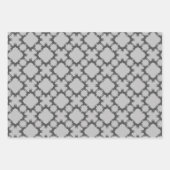 Schwarze und weiße französische Bulldogs Geschenkpapier Set (Vorderseite)