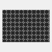 Schwarze und weiße französische Bulldogs Geschenkpapier Set (Vorderseite 2)