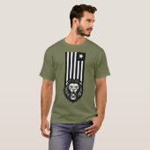 SCHWARZE UND WEISSE FREIHEIT T-Shirt (Vorne ganz)