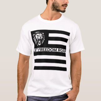 SCHWARZE UND WEISSE FREIHEIT T-Shirt