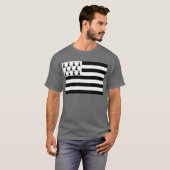 SCHWARZE UND WEISSE FREIZÜGIGKEIT T-Shirt (Vorne ganz)