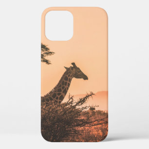 SCHWARZE UND WEISSE GIRAFFE AUF BROWN GRASS FELD Case-Mate iPhone HÜLLE