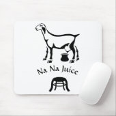 Schwarze und weiße Gruschziege Mousepad (Mit Mouse)