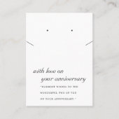 SCHWARZE UND WEISSE JAHRESKARTE PLATZKARTE (Vorderseite)