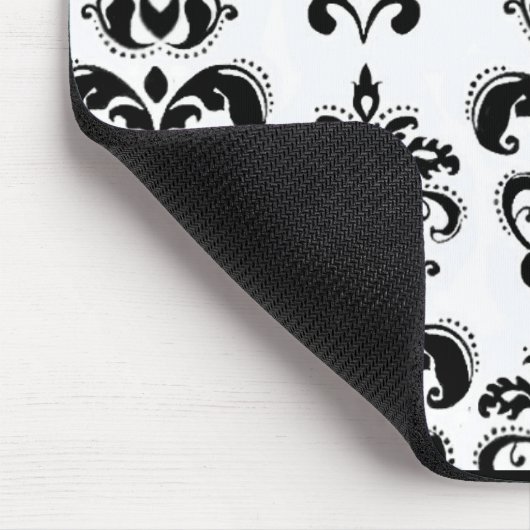 SCHWARZE UND WEISSE KAMASK MOUSEPAD (Ecke)