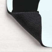 Schwarze und weiße Katze Mousepad (Ecke)