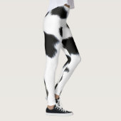 Schwarze und weiße Katzen Leggings (Rechts)