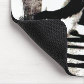 Schwarze und weiße Katzen Mousepad (Ecke)
