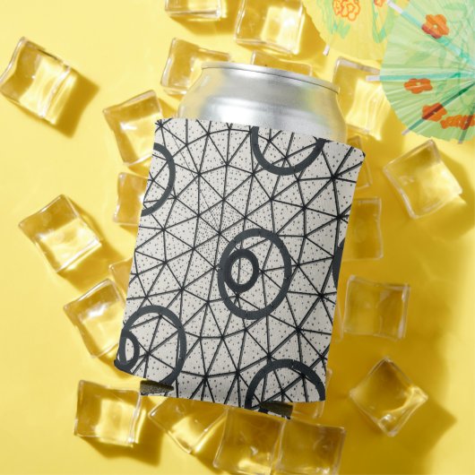 Schwarze und weiße Kreise Dosenkühler (In Situ Sommer)