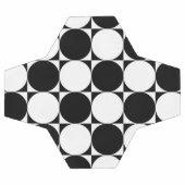 SCHWARZE UND WEISSE KREISE FUßBALL (Flach)