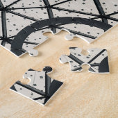 Schwarze und weiße Kreise Puzzle (Seite)