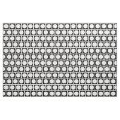 Schwarze und weiße Kreise und Quadrate Stoff (Fat Quarter (45,7 x 55,9 cm))
