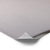 Schwarze und weiße, langhaarige Katze Poster (Ecke)