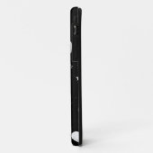 Schwarze und weiße Mond und Sterne Case-Mate iPhone Hülle (Hinten/Links)