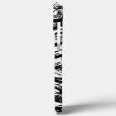 SCHWARZE UND WEISSE MUSKELMUSKELMÖBEL Case-Mate iPhone HÜLLE (Rückseite / Links)