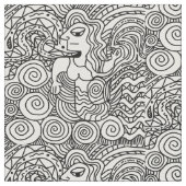 SCHWARZE UND WEISSE MUSTER STOFF (Nahaufnahme)