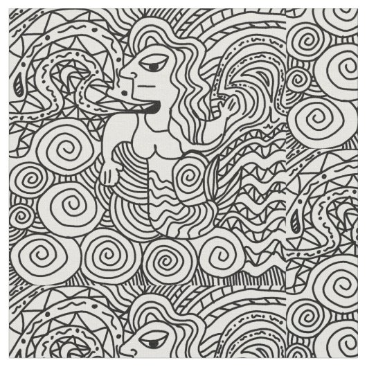 SCHWARZE UND WEISSE MUSTER STOFF (Nahaufnahme)