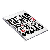 SCHWARZE UND WEISSE NOTIZBLOCK (Rechte Seite)