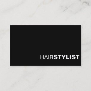 Schwarze und weiße professionelle elegante Visiten Visitenkarte