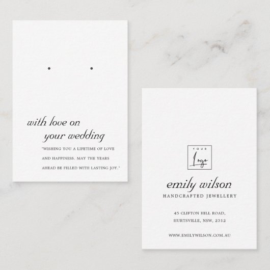 SCHWARZE UND WEISSE SCHALTFLÄCHENANZEIGE PLATZKARTE (Vorne/Hinten)